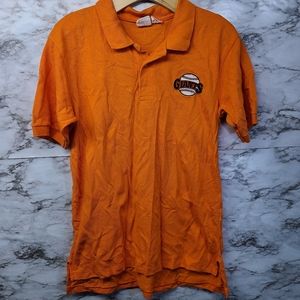 San Francisco Giants Logo 7 Golf Polo Orange Youth